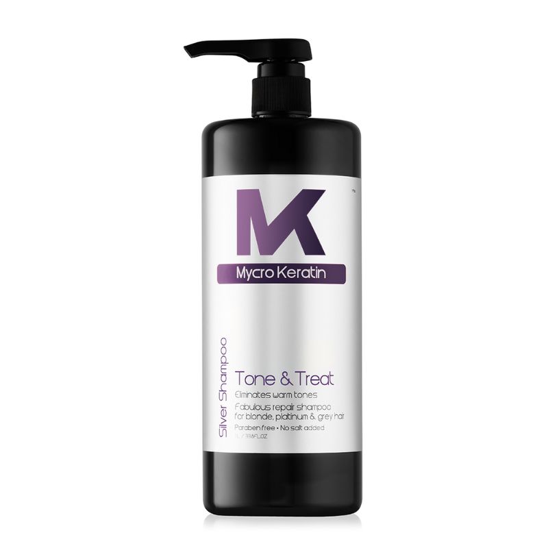 mycro keratin tone & treat silver shampoo 1000ml - splush online Mycro Keratin Tone &Amp; Treat Silver Shampoo 1000Ml