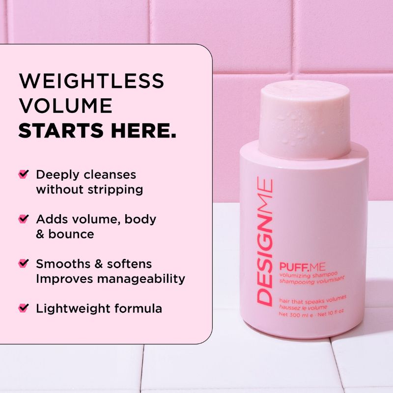 designme puff.me volume shampoo 300ml - splush online Designme Puff.me Volume Shampoo 300Ml - Image 3