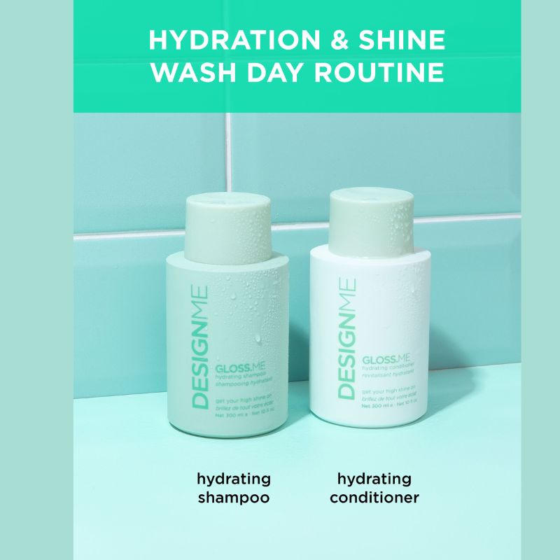 designme gloss.me hydrating shampoo 300ml - splush online Designme Gloss.me Hydrating Shampoo 300Ml - Image 3