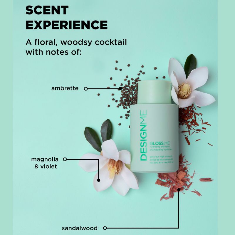 designme gloss.me hydrating shampoo 300ml - splush online Designme Gloss.me Hydrating Shampoo 300Ml - Image 5