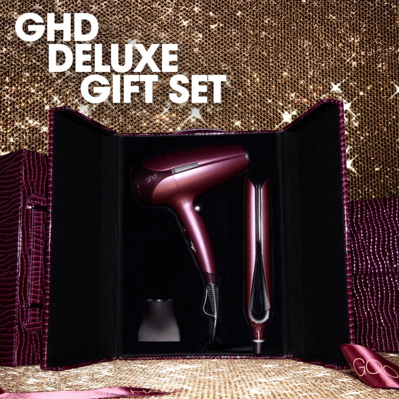 ghd cherry chic deluxe 2025 - splush online Ghd Chronos &Amp; Helios Limited Edition Deluxe Gift Set - Hair Straightener &Amp; Hair Dryer In Cherry Chic