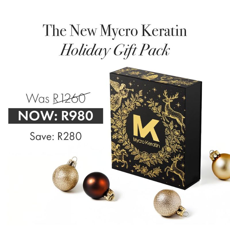 mycro keratin tone & treat xmas pack 2025 - splush online Mycro Keratin Holiday Gift Pack 2025