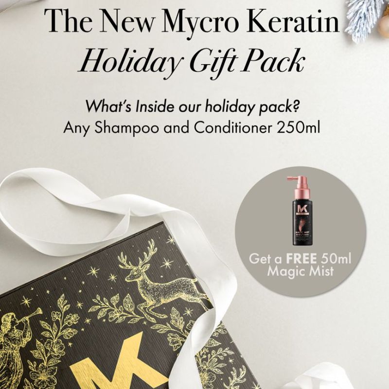 mycro keratin tone & treat xmas pack 2025 - splush online Mycro Keratin Holiday Gift Pack 2025