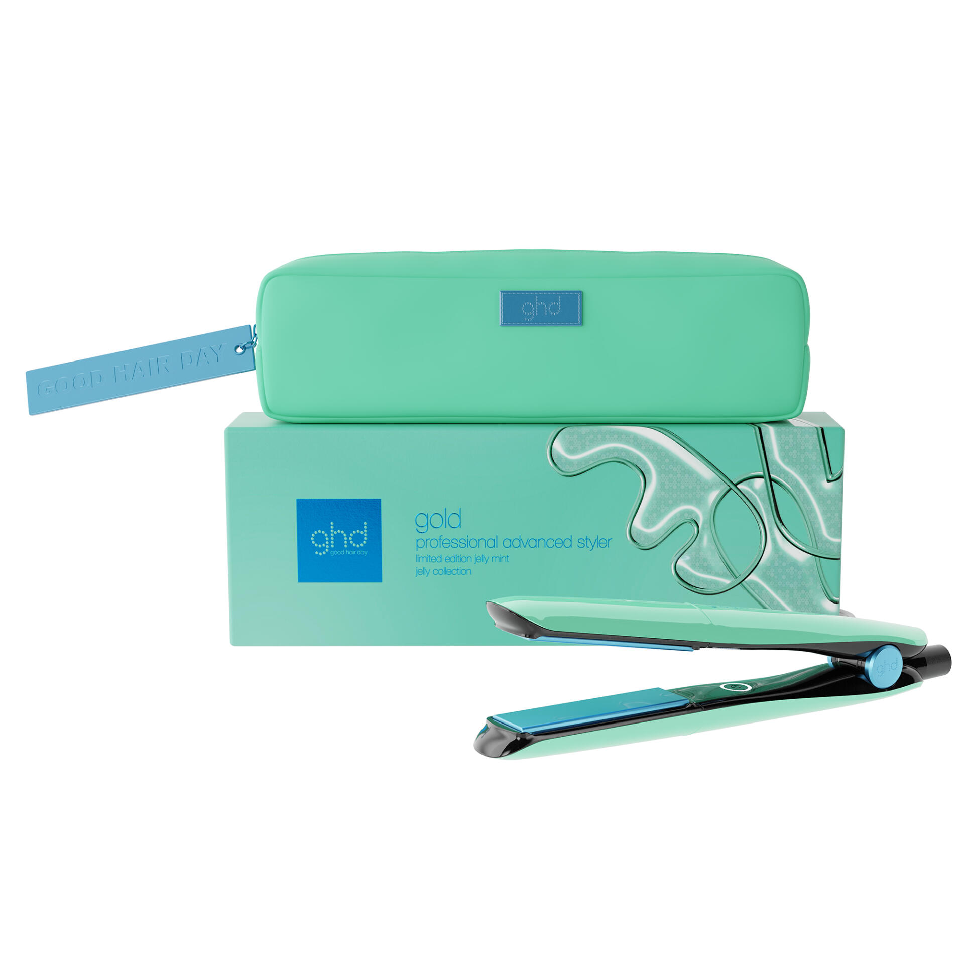 Ghd Gold Limited Edition Hair Straightener In Jelly Mint