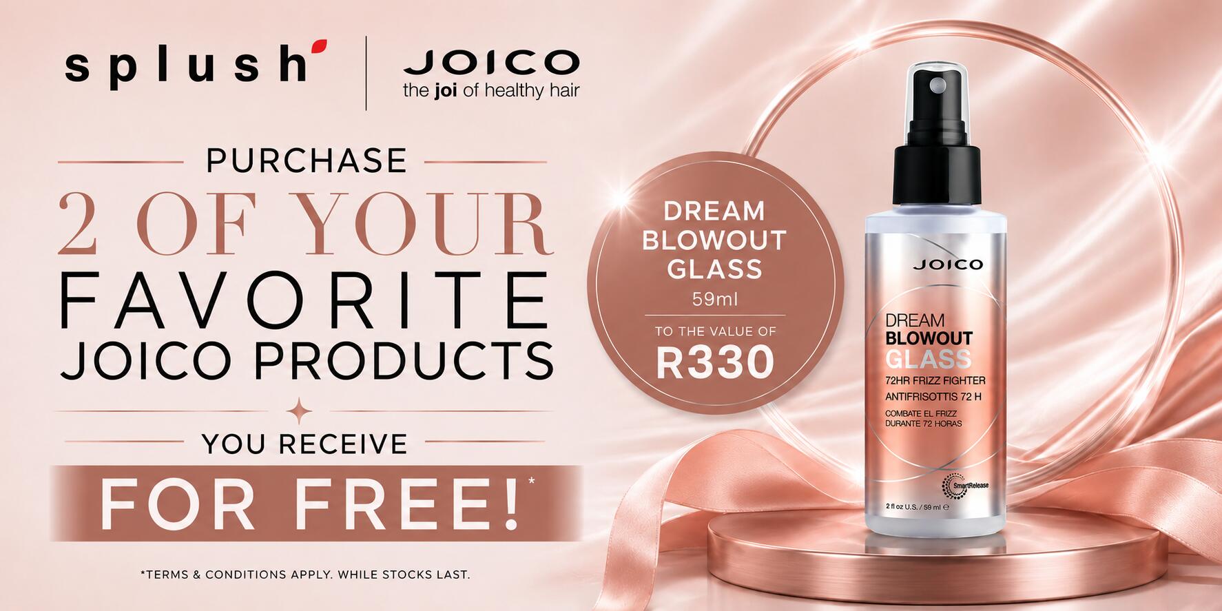 home - splush online Joico Promo - June 2026