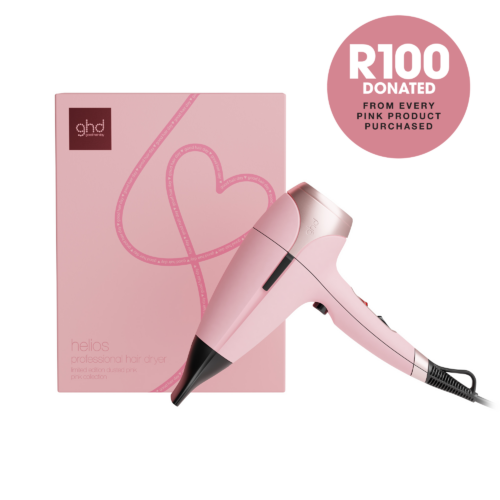 ghd hairdryer helios dusted pink - splush online Ghd Helios Limited Edition Hair Dryer In Dusted Pink -Lightweight, Fast Styling