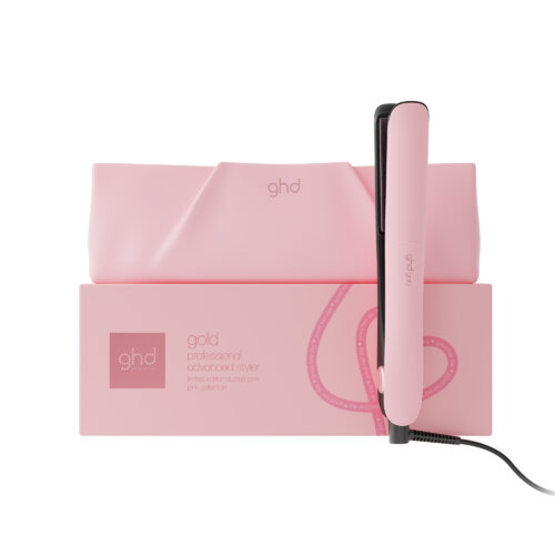 ghd gold dusted pink - splush online Ghd Gold Limited Edition Hair Straightener In Dusted Pink - With Matching Heat-Resistant Bag